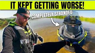 SOLO OVERNIGHT OFF-GRID JET SKI CAMPING GOES HORRIBLY WRONG!