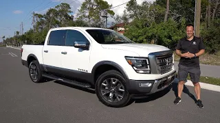 Is the 2023 Nissan Titan Platinum Reserve a better truck than a GMC Sierra?