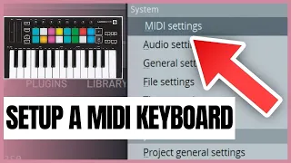 How to Setup a MIDI Keyboard In FL Studio - 40 Second Tutorial