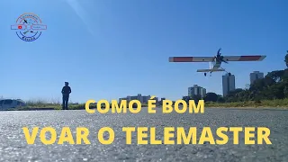 COMO É BOM RELEMBRAR OS VÔOS COM O TELEMASTER. Fazendo uns vôos com o telemaster 26cc MDR.