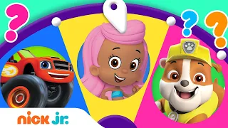 Adventures w/ PAW Patrol, Bubble Guppies & Blaze! 🤩 Spin the Wheel Ep. 25 | Nick Jr.