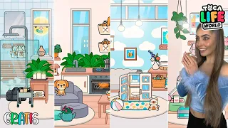 LA CASA FAMILIAR MÁS AESTHETIC SIENDO POBRE EN TOCA BOCA 👨‍👩‍👧‍👦 | GRATIS | Free House Idea