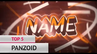 👍 INSANE 👍 TOP 5 PANZOID 2D INTRO TEMPLATES