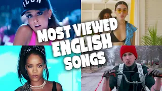 Most Viewed ENGLISH Songs Of All Time On YouTube