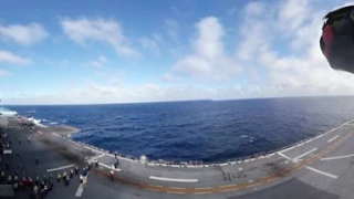 F-35 DT-III Ship Trials 360-Degree Video