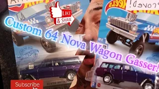 Hotwheels Custom 64 Nova Wagon Gasser