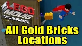 The LEGO Movie Videogame - All Gold Brick Locations - The Bonus Room