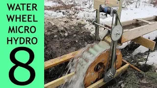 [Part 8 of 10] Waterwheel Microhydro, More Volts