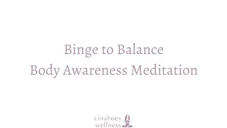 Body Awareness Meditation