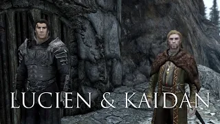 Lucien Flavius and Kaidan - All Conversations - Skyrim Follower Mod Interaction Showcase