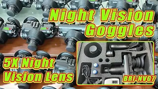 Available night vision googles with different lens to meet your further detection range :)
