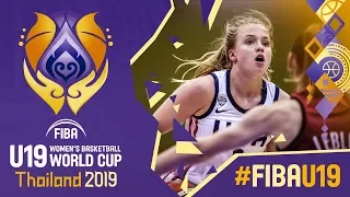 USA v Belgium - Full Game - FIBA U19 Women's Basketball World Cup 2019
