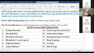 HIS-101 Midterm Exam Review Session