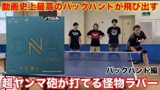 【試打動画】時空を切り裂く打球が飛び交う【DNAハイブリッド】バックハンド編