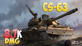 CS-63 - 9 Kills 8.7K DMG - The last seconds! - World Of Tanks