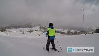 Czorsztyn Ski Kluszkowce Małopolska / trasa 2, cały zjazd