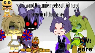 withered chica and withered Bonnie meet soft withered versions of themselves| FNAF 2 | gacha club