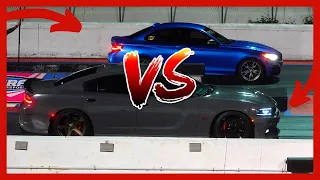 SRT 392 Charger vs BMW M240i | 1/4 mile drag race