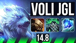 VOLIBEAR vs VI (JGL) | 68% winrate, 8/3/12 | EUW Master | 14.8