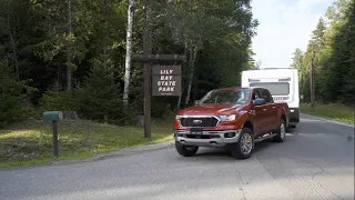 Camping at Lily Bay State Park, Moosehead Lake, ME