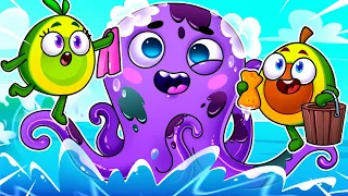 The Stinky Sea Monster 🐙🧽 | Play Safe At The Beach 🌴⛵ | Protect the Environment with Meet Penny