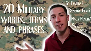 20 Military Terms and Phrases | Military Monday
