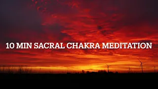 10 min - Soundhealing Sacral Chakra with Moon frequencies 210,42hz Increase FLOW IN LIFE!