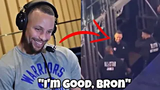 Steph Curry Reacts To LeBron James’ Comments On Playing With Him!😂