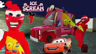 Ice Scream 1 MCQUEEN Mod Gameplay