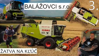 3. BALÁŽOVCI s.r.o. - Žačiatok žatvy, všetky kombajny v akcii 🌾