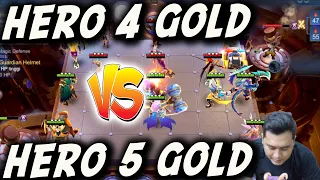 FULL BINTANG 3 ! 7 HERO LEGENDARY (5 GOLD) VS 9 HERO EPIC (4 GOLD) ! SERUUU PARAAAAH !