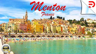 Menton - France |  Exploring the Rivieran Resort From Menton to Menton Garavan Station | 4K - [UHD]