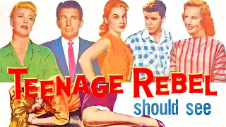 Teenage Rebel 1956 Full Movie | Drama | Starring Ginger Rogers, Michael Rennie, Mildred Natwick