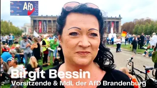 AfD strebt absolute Mehrheit bei Landtagswahl 2024 in Brandenburg an Landesvorsitzende Birgit Bessin