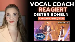 Gesangslehrerin reagiert - Dieter Bohlen (Brother Loui) LIVE