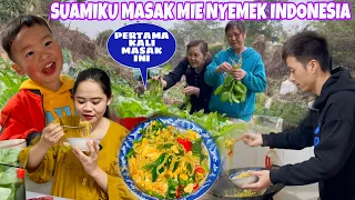 PAWEIXUN MASAK MIE NYEMEK INDONESIA DI CHINA MAMA SUKA SEKALI,KEPOLOSAN ABIL BUAT KAMI SEMUA NGAKAK