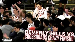 Beverly Hills Upsets Crossroads AT THE BUZZER! Clutch FINAL 10 SECONDS