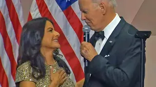 CRINGE ALERT: Biden SINGS Happy Birthday.....