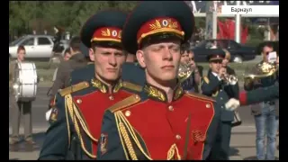 Репетиция Парада Победы в Барнауле