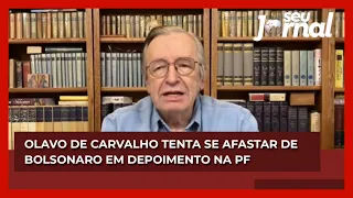 Olavo de Carvalho tenta se afastar de Bolsonaro em depoimento na PF