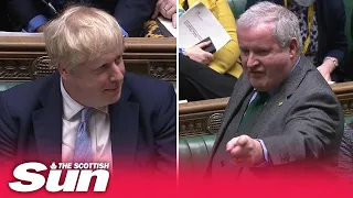 Ian Blackford ejected from the House of Commons for saying Boris Johnson 'misled' Parliament