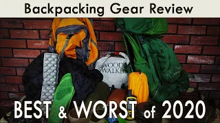 BEST & WORST Backpacking Gear of 2020 | Backpacking Gear Review