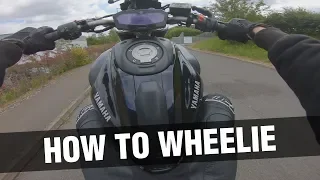 How to Wheelie Your Motorcycle (MT-07)