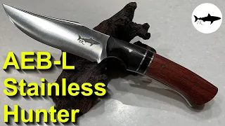 Making a Stainless Steel Hunting Knife | Heat Treating AEB-L