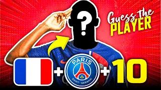 GUESS THE PLAYERS : NATIONALITY + CLUB + JERSEY NUMBER  | FOOTBALL QUIZ 2023