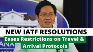 IATF UPDATES AS OF NOV 19: CHANGES ON INBOUND INT’L TRAVEL FOR FILIPINOS & FOREIGNERS | VAX STATUS