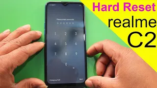 How To Hard Reset Realme C2 RMX1941 Bypass Screen Lock | Pattern | Pin | Password,