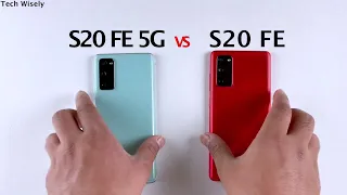 SAMSUNG S20 FE 5G vs S20 FE | Speed Test