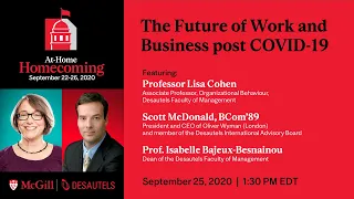 Masterclass: The Future of Work and Business post COVID-19