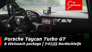 Porsche Taycan Turbo GT with Weissach-Paket | 7:07,55 Official Lap Time
